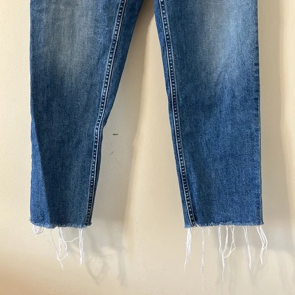 Everlane The Curvy Cheeky Medium Wash High Waist Denim Jean Size 30 Regular - Picture 4 of 13